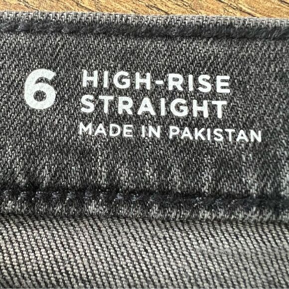 a.n.a Womens High Rise Straight Leg button fly Jeans Sz 6 EUC - Picture 13 of 14